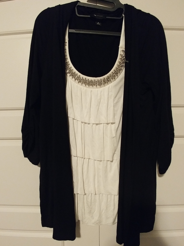 Soft attached camisole blouse
